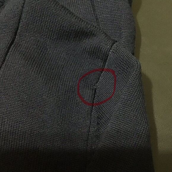 Cremieux Classics Merino Wool Sweater XL Shawl Collar Navy - Picture 4 of 7